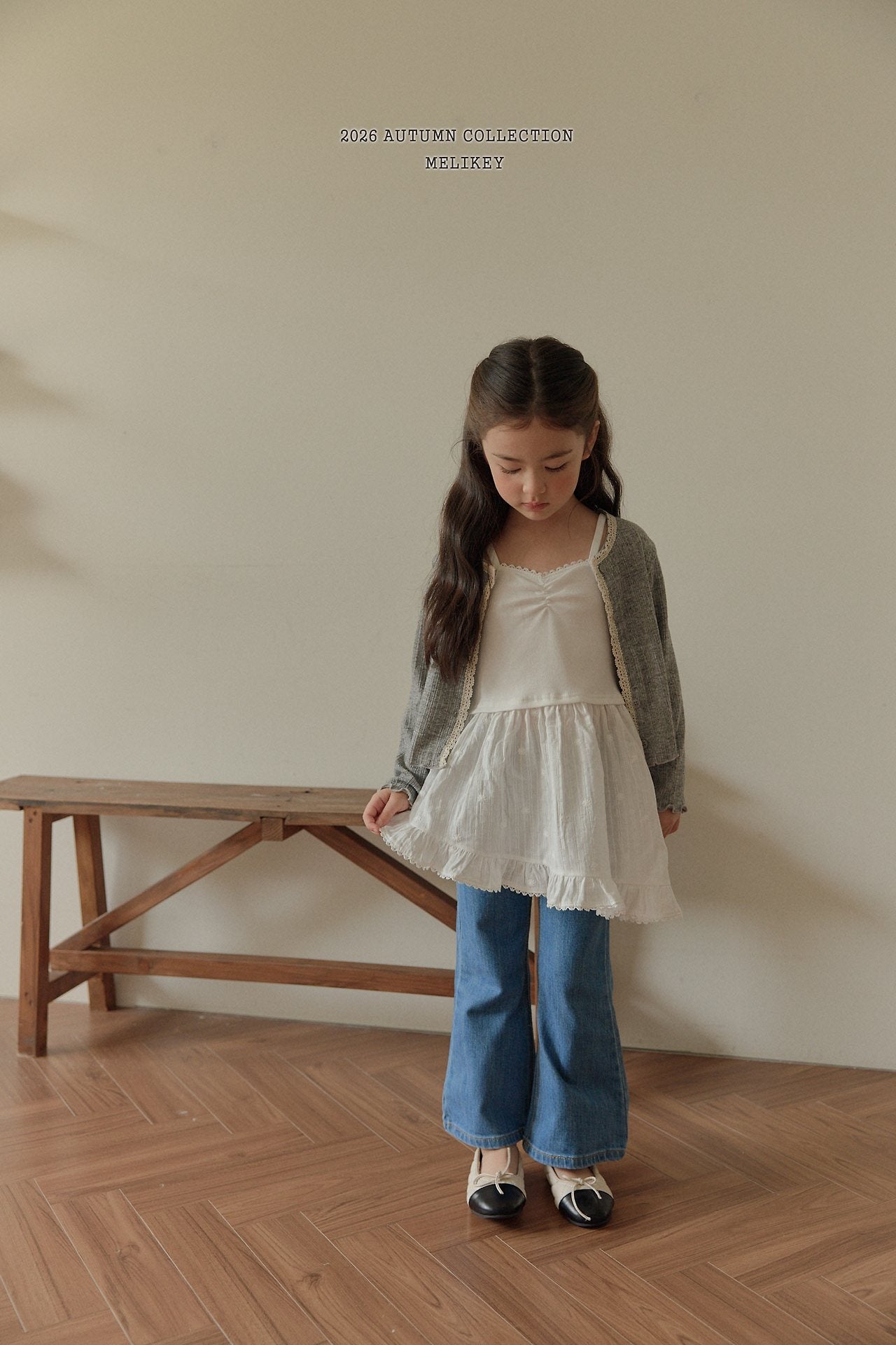 ［Melikey］Pocket bootscut denim pants