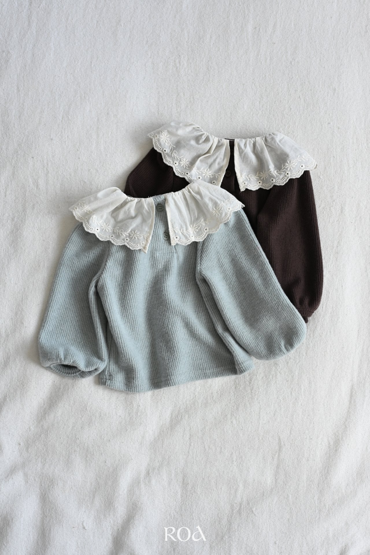 ［ROA］Lace collar tops