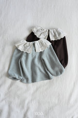 ［ROA］Lace collar tops