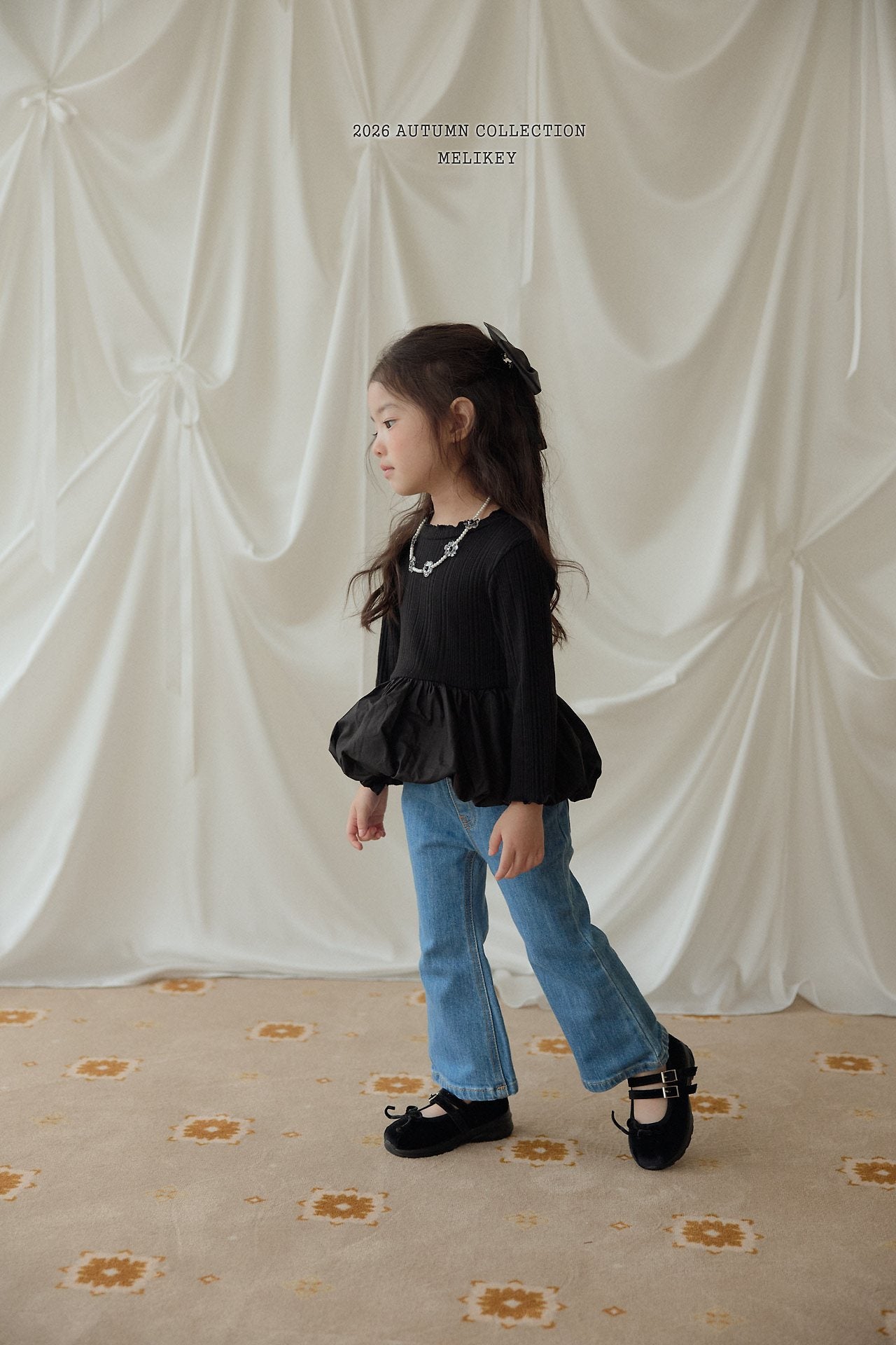 ［Melikey］Pocket bootscut denim pants
