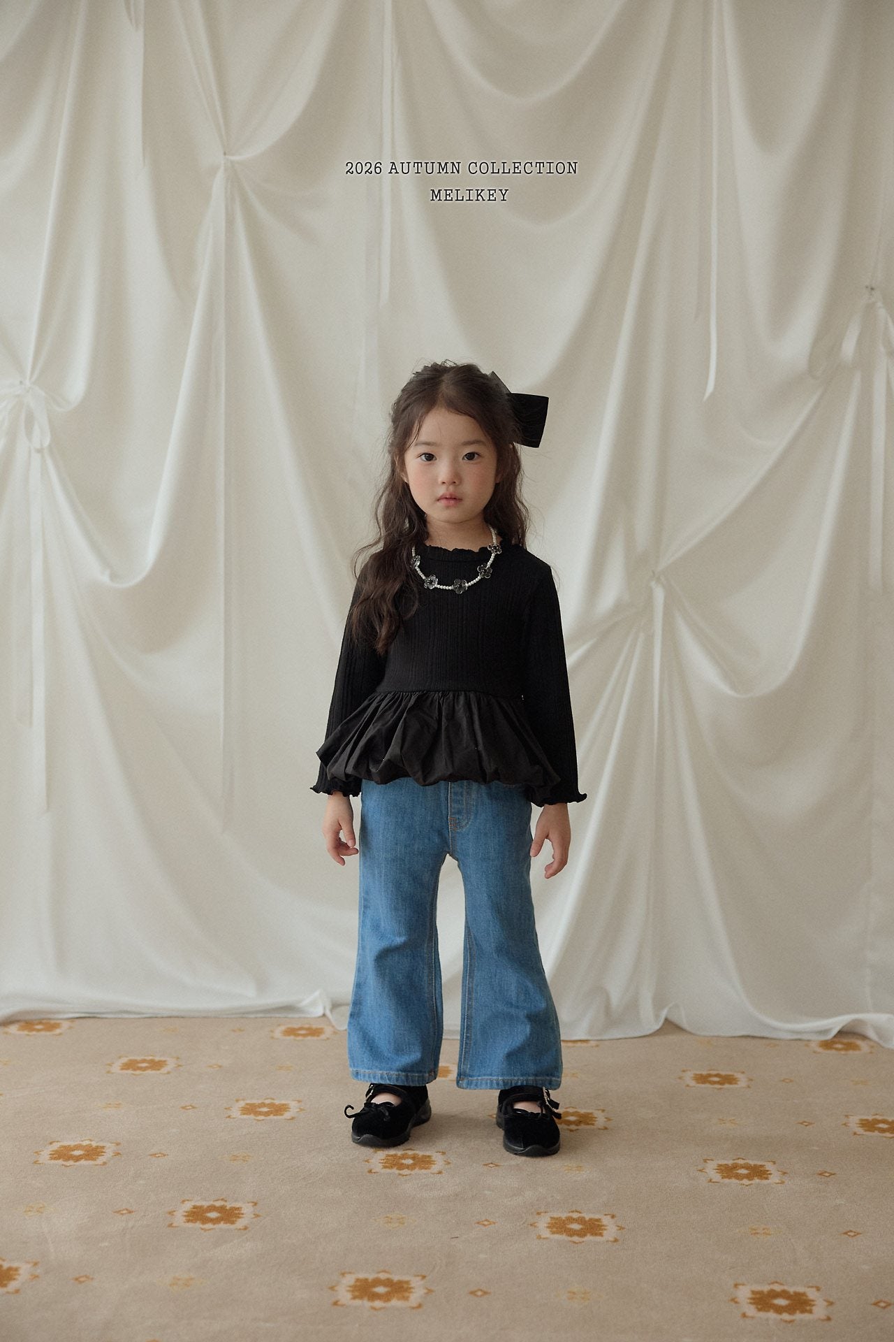 ［Melikey］Pocket bootscut denim pants