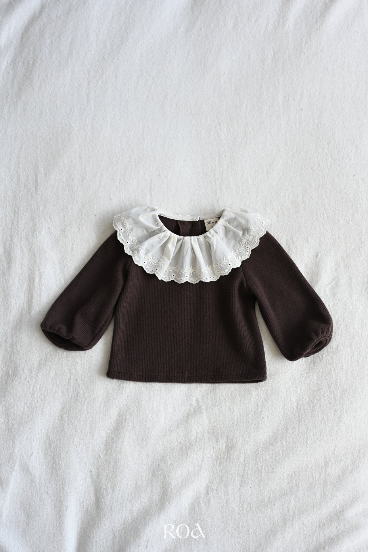［ROA］Lace collar tops