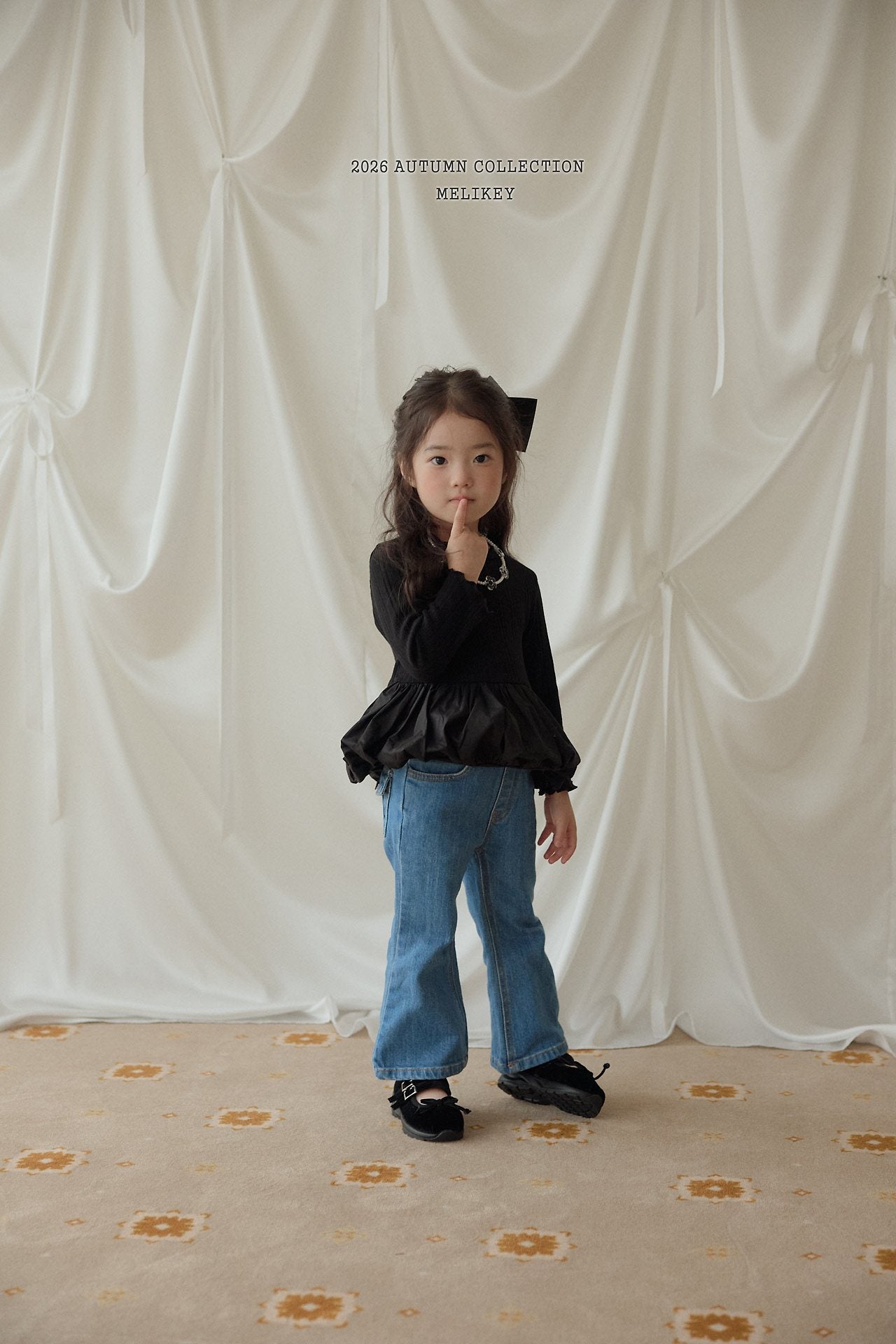 ［Melikey］Pocket bootscut denim pants
