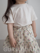［guruguru］Shoulder button tee