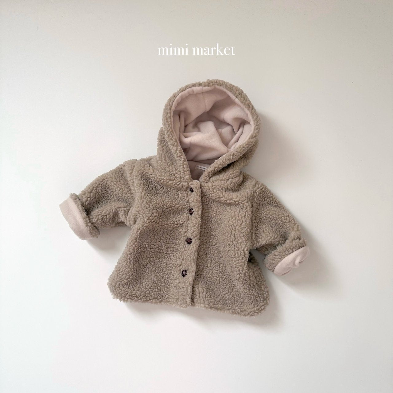[mimi market] Boa hood jumper