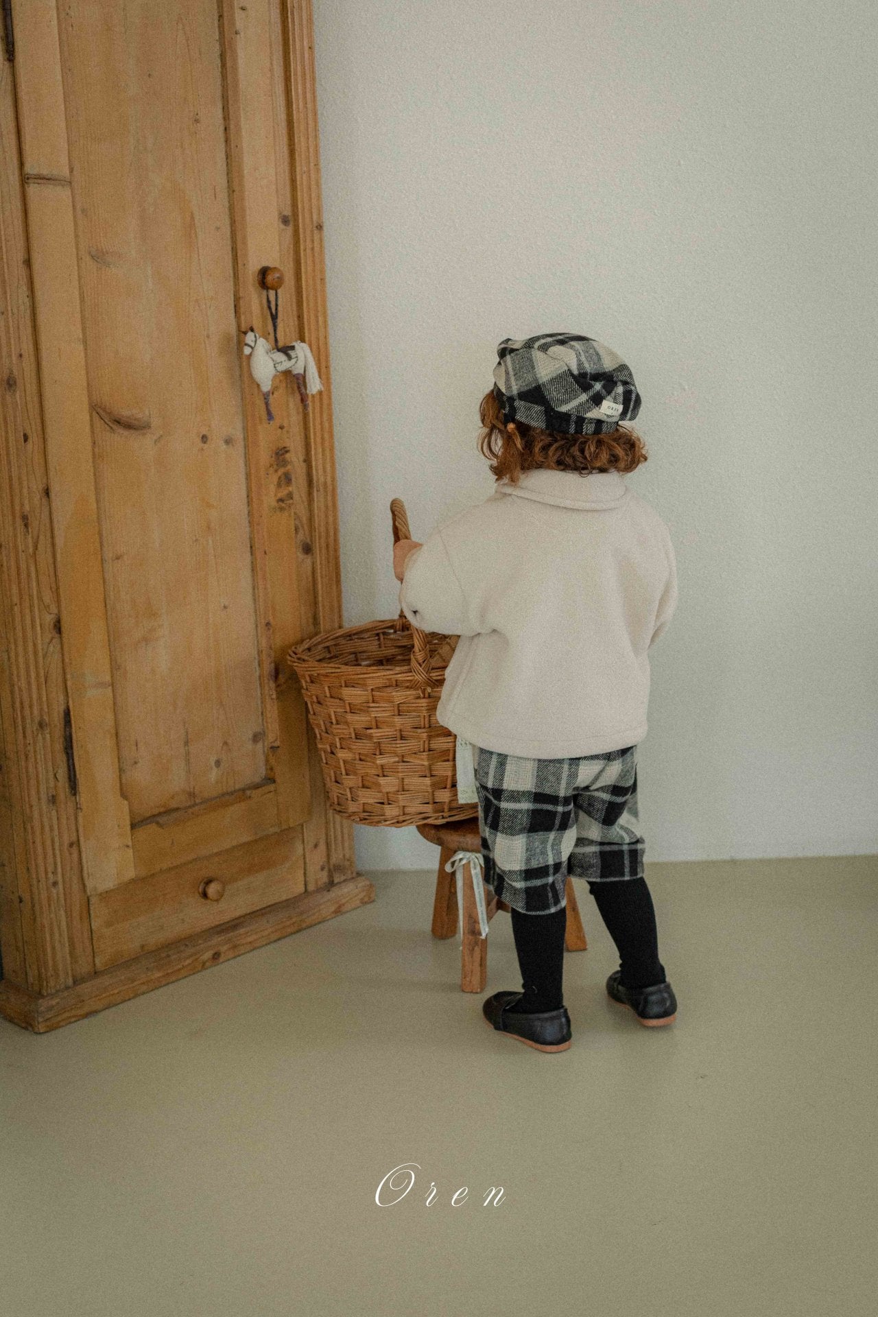 ［OREN］Brunel check beret