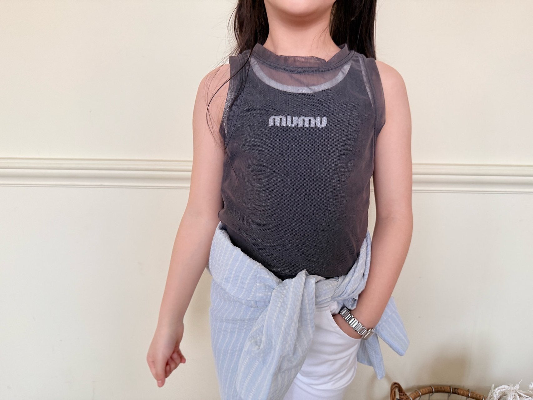 ［comma］See-through sleeveless tops