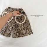 ［Melikey］Leopard heart bamuda pants