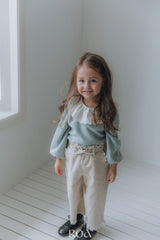 ［ROA］Lace collar tops