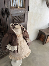 ［marron］Quilting frill one-piece