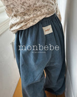 [monbebe] Corduroy jogger pants