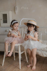 ［OREN］Flora tulle swim wear