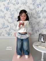 ［second moment］Frill collar rib tops