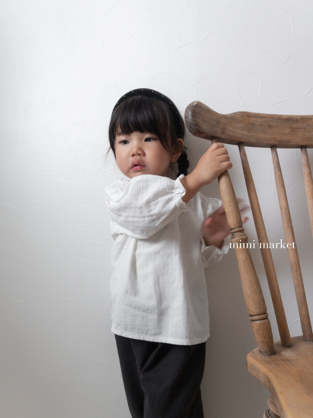 ［mimi market］Round blouse