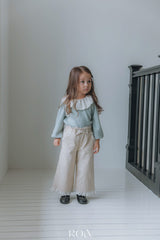 ［ROA］Lace collar tops