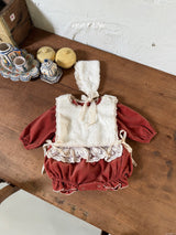 ［marron］Cozy fur vest