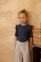 ［perrobebe］Juliette flower pants (beige)