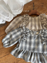 ［marron］Mono frill blouse