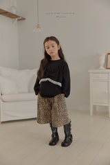 ［Melikey］Leopard heart bamuda pants