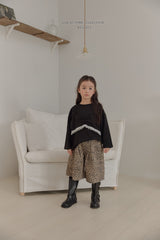 ［Melikey］Leopard heart bamuda pants