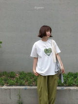 ［digreen］Pure swan tee (mom)