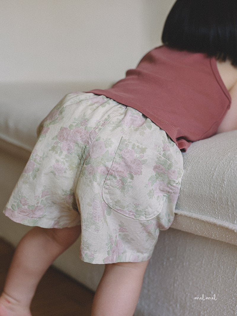 ［melmel］Garden short pants