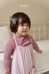 ［jujua］Stripe mellow tops