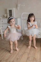 ［OREN］Flora tulle swim wear