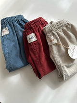 [monbebe] Corduroy jogger pants
