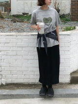 ［digreen］Pure swan tee (mom)