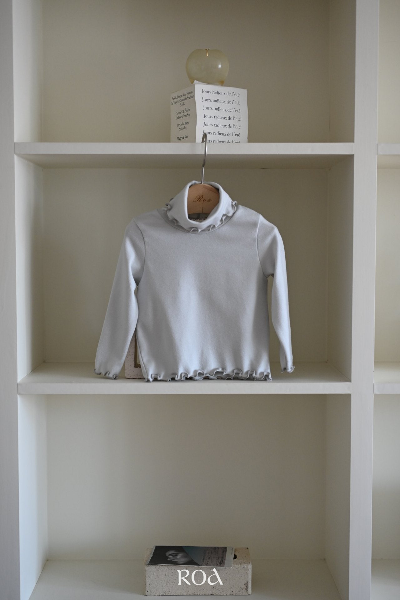 ［ROA］Basic mellow neck tops