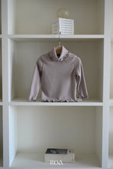 ［ROA］Basic mellow neck tops