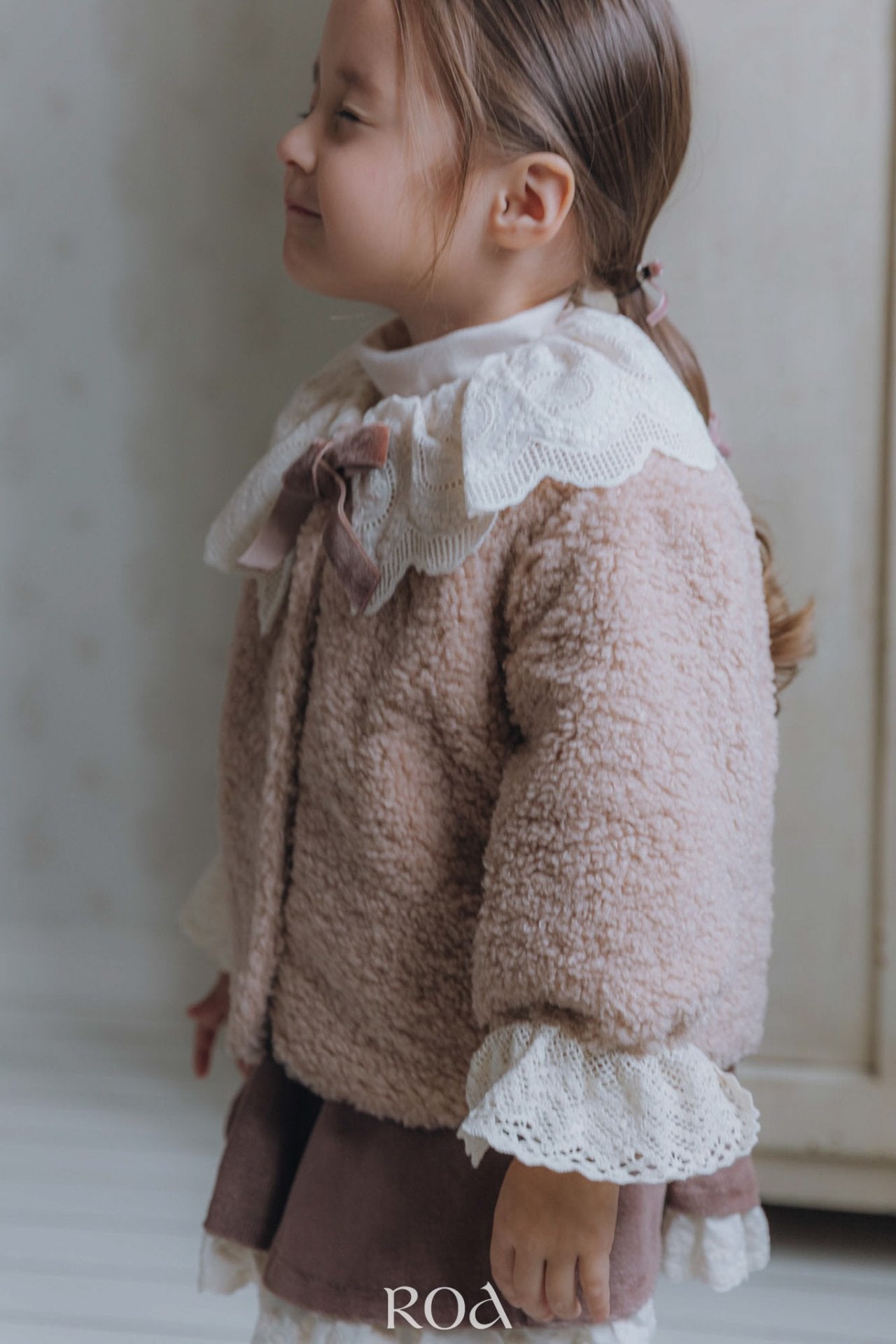 ［ROA］Basic mellow neck tops