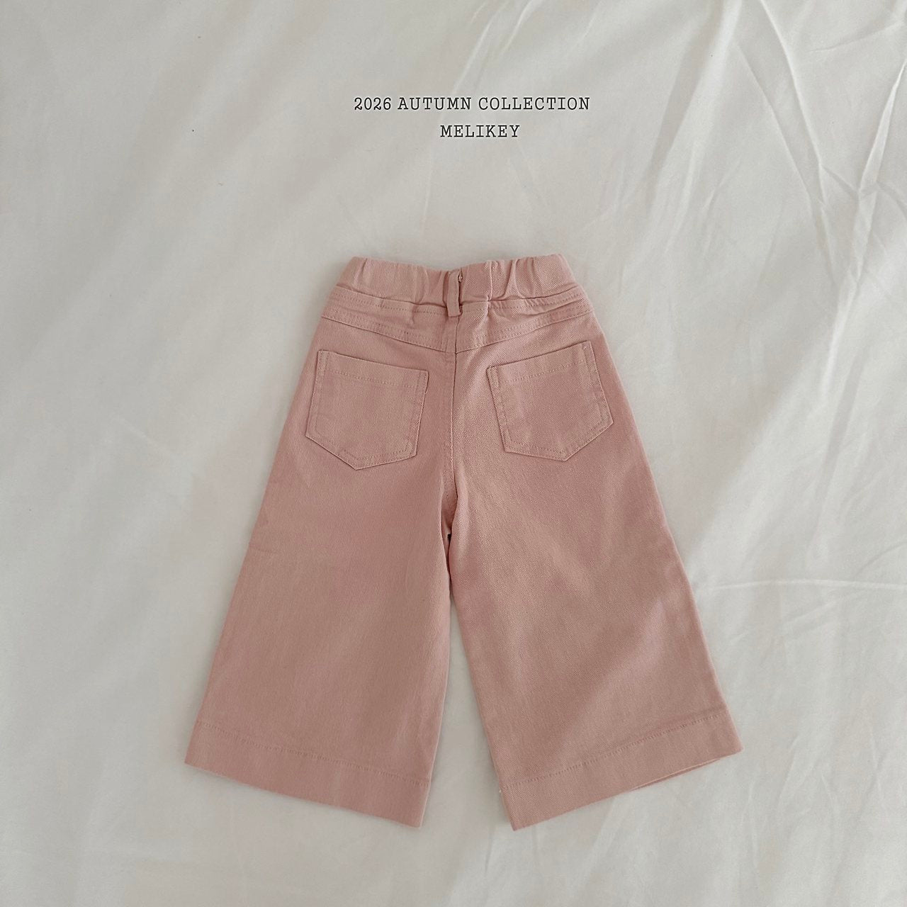 ［Melikey］Cotton wide pants