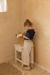 ［perrobebe］Juliette flower pants (beige)