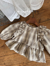 ［marron］Mono frill blouse