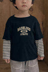 ［The beige］Layered Sleeve Tee