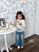 ［second moment］Frill collar rib tops