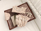 ［valubebe］Petit check frill blouse (baby)