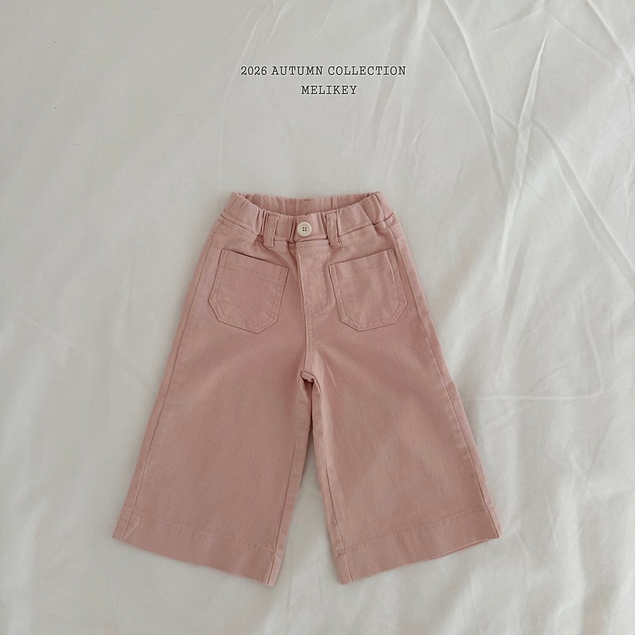 ［Melikey］Cotton wide pants