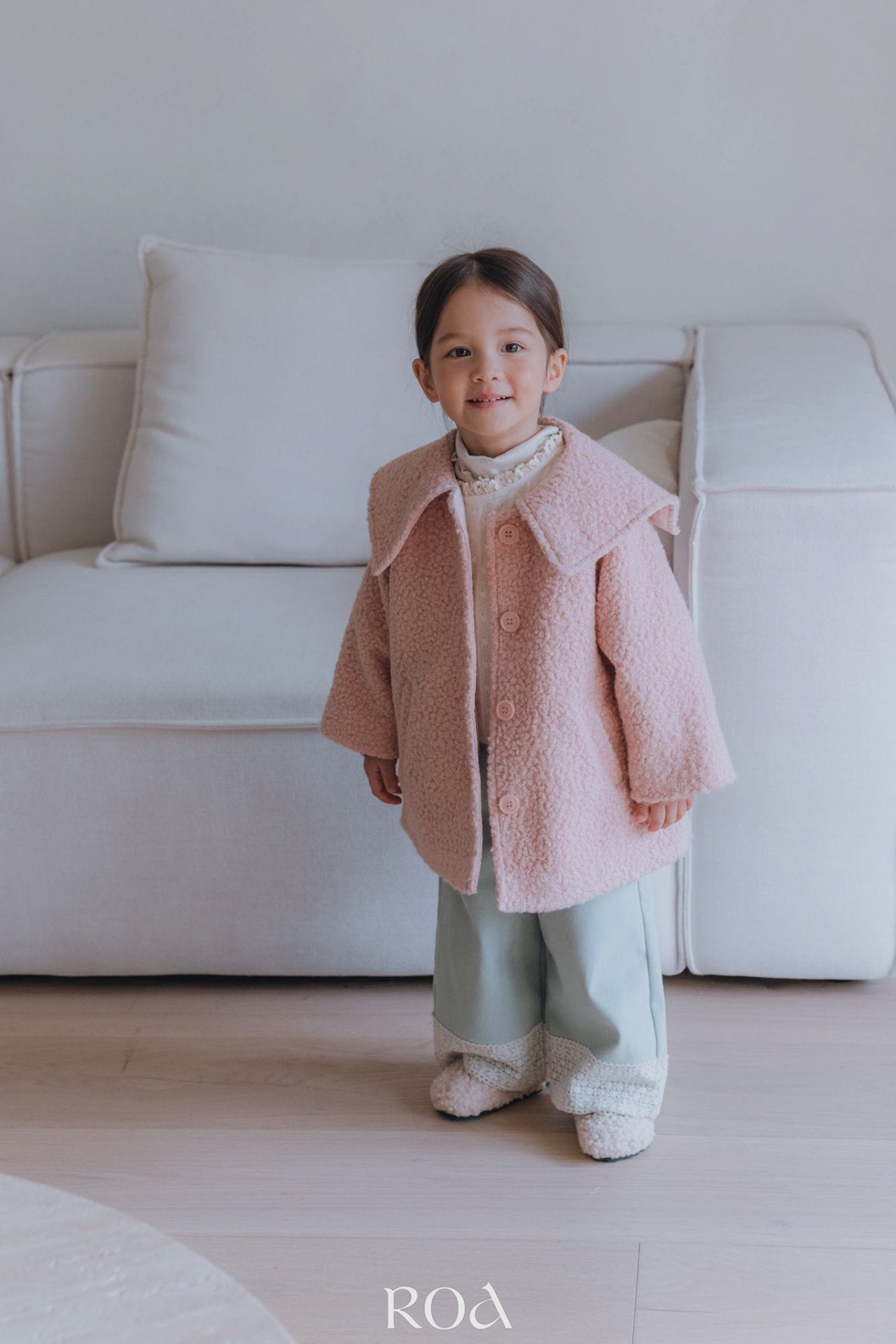 ［ROA］Basic mellow neck tops