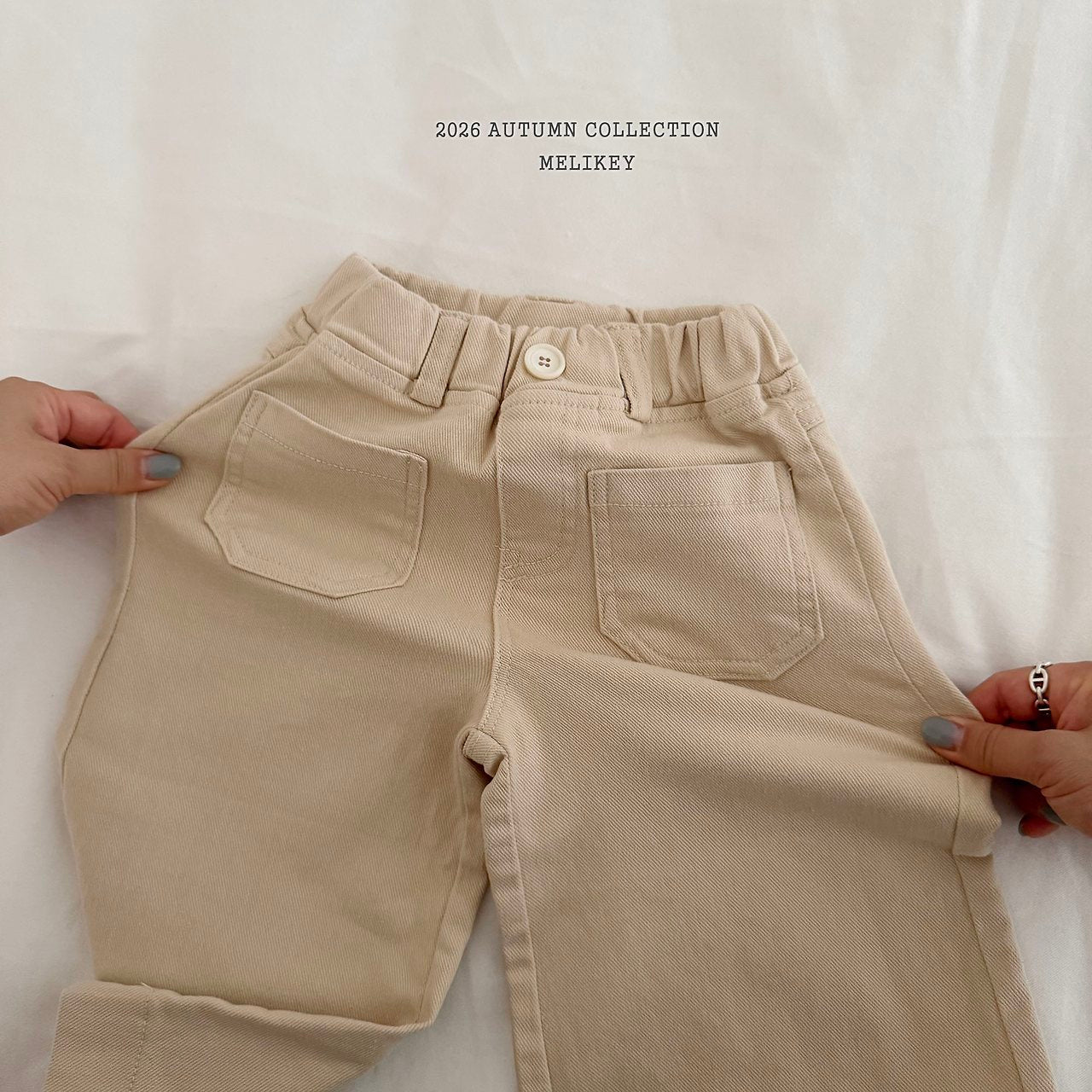 ［Melikey］Cotton wide pants