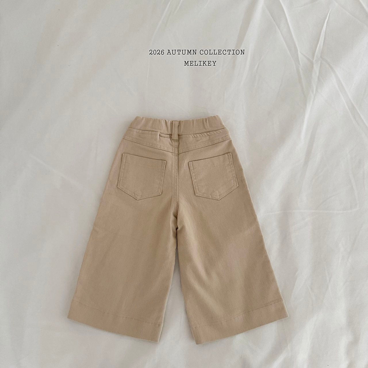 ［Melikey］Cotton wide pants