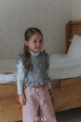 ［ROA］Basic mellow neck tops