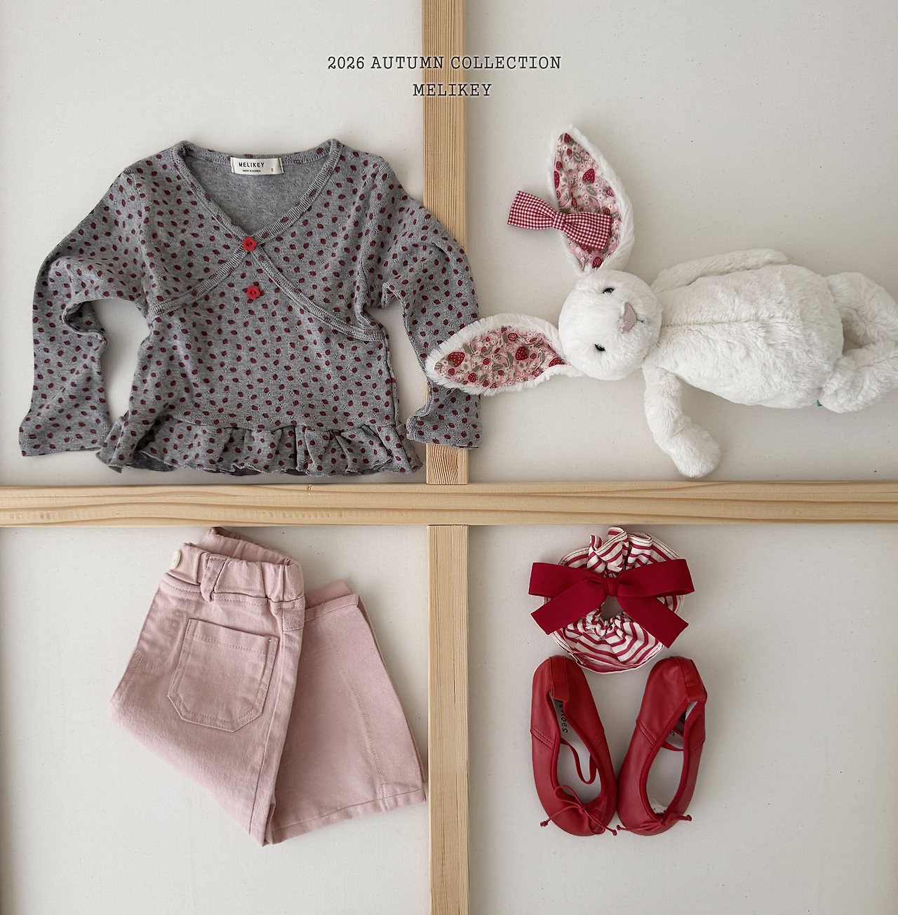 ［Melikey］Cotton wide pants