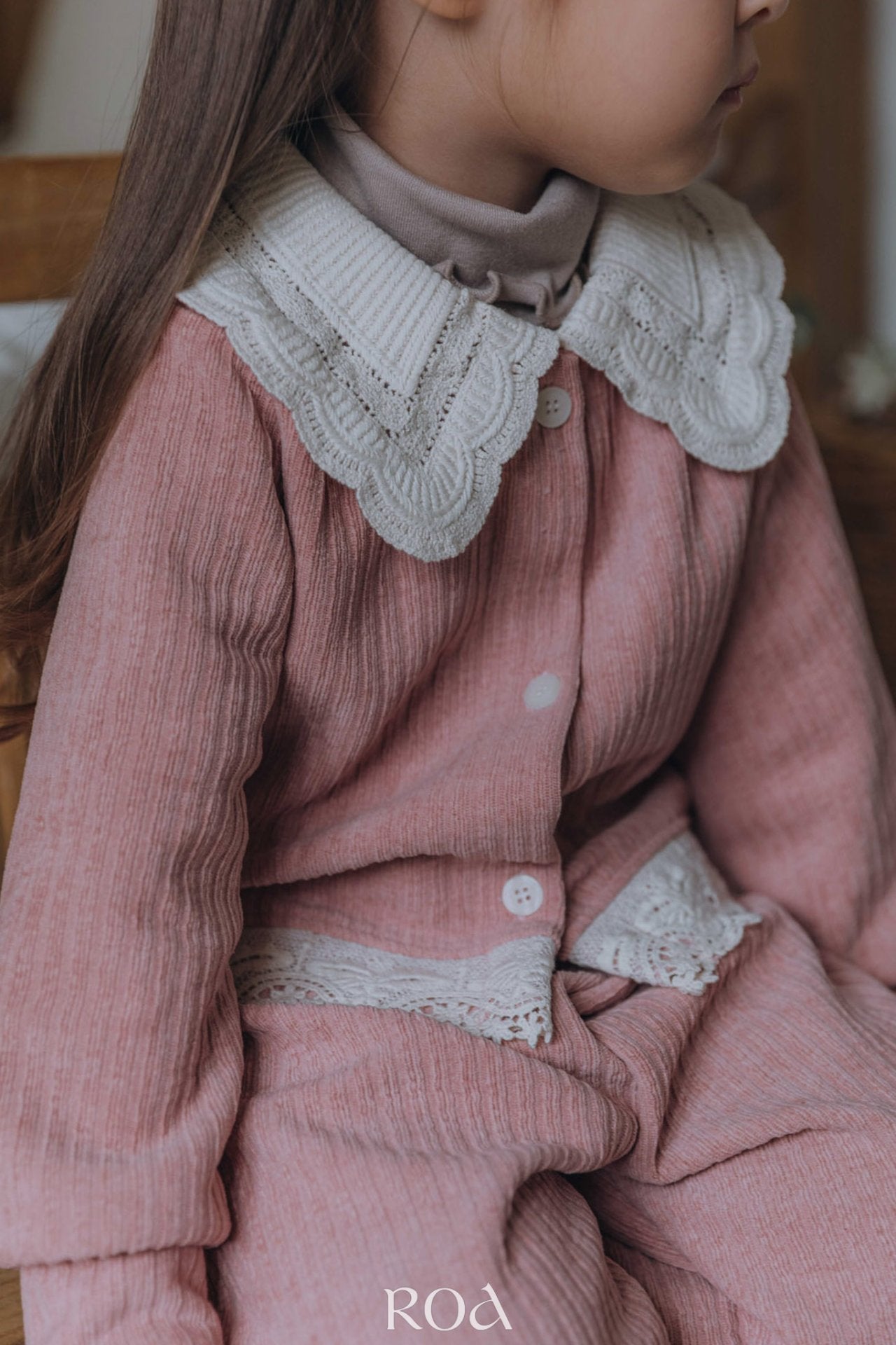 ［ROA］Basic mellow neck tops