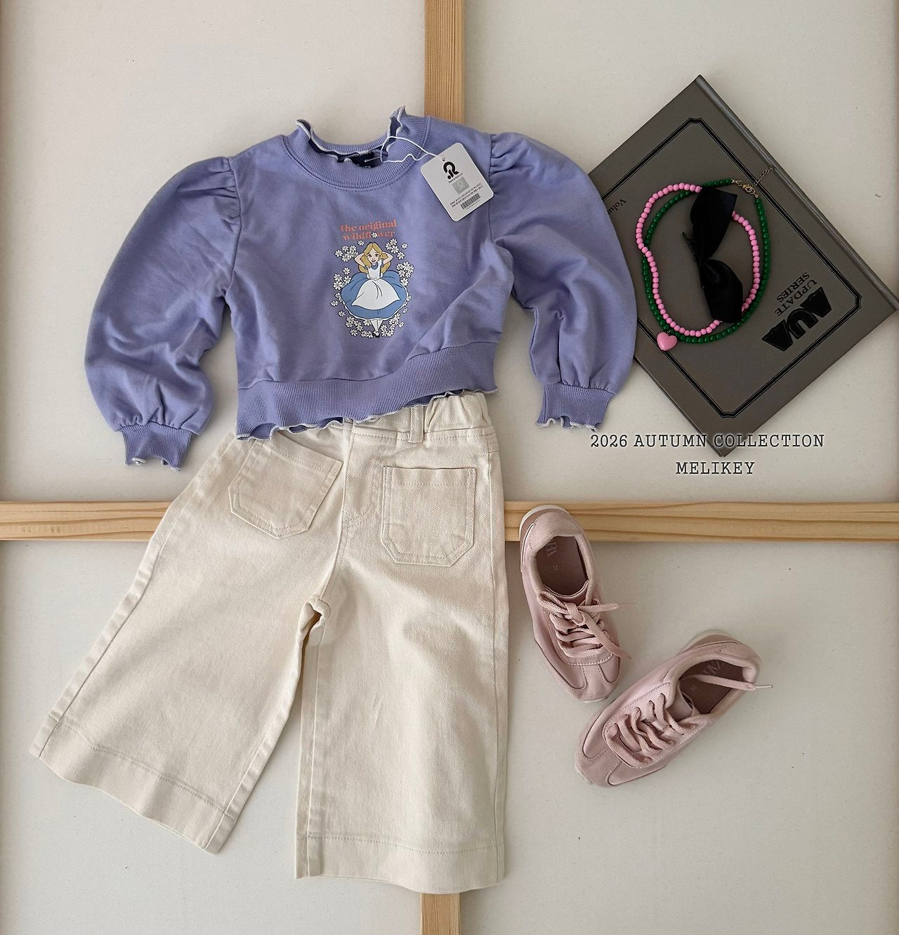 ［Melikey］Cotton wide pants