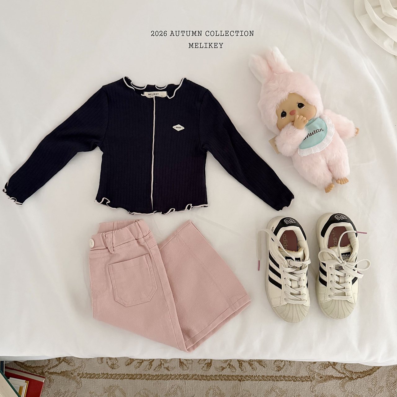 ［Melikey］Cotton wide pants