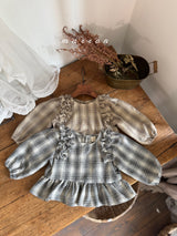 ［marron］Mono frill blouse