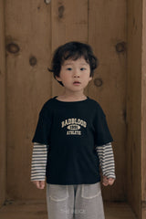 ［The beige］Layered Sleeve Tee